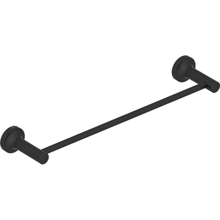 2670 FELICITY Single Rail 430mm -MBLK - Decor Handles - Bathroom Accessories