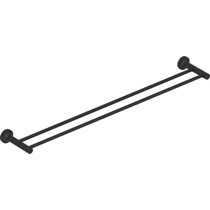 2685 FELICITY Double Rail 800mm -MBLK - Decor Handles - Bathroom Accessories