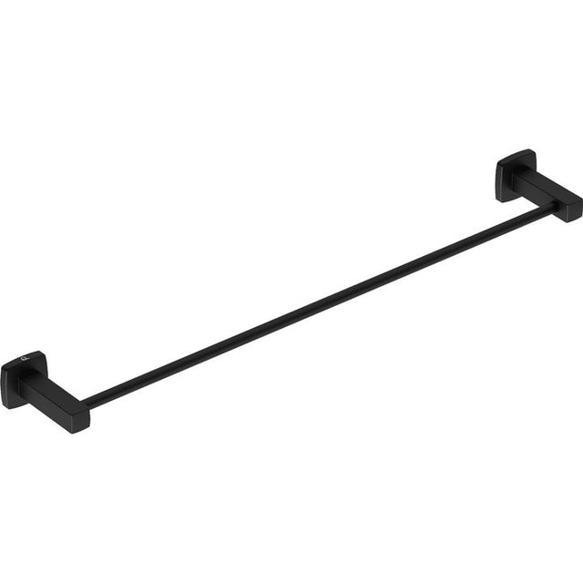 3172 INTEGRITY Single Rail 650mm -MBLK - Decor Handles - Bathroom Accessories