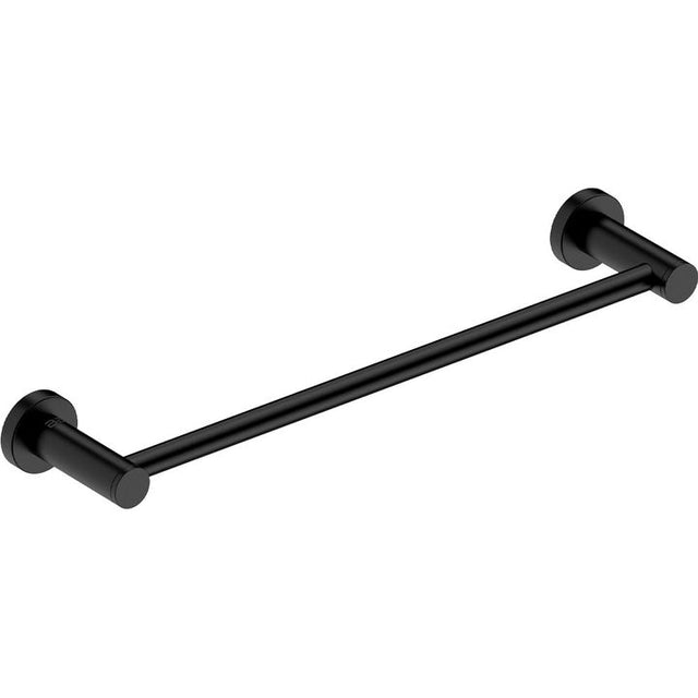 4670 Single Towel Rail 430mm -MBLK - Decor Handles - Bathroom Accessories