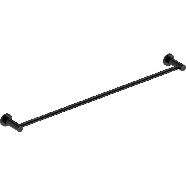 4675 Single Towel Rail 800mm -MBLK - Decor Handles - Bathroom Accessories