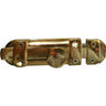 Brass barrel bolt - 100mm - Decor Handles