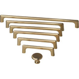 Brushed Gold Cupboard Handle - "Toledo"