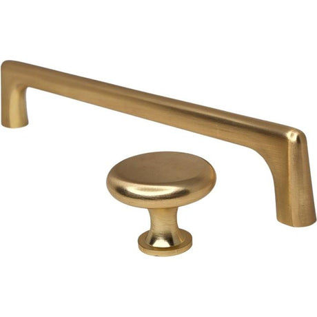 Brushed Gold Cupboard Handle - "Toledo"