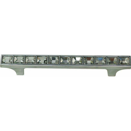 Chrome cupboard handle with diamante's - Decor Handles