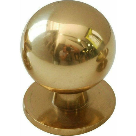 Classic Cupboard Door Knob - Solid Brass - 30mm - Decor Handles