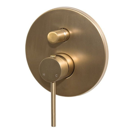 Concealed Diverter Mixer - Neo Brushed Brass - Decor Handles - Taps