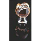 Crystal knob rose shape - Decor Handles