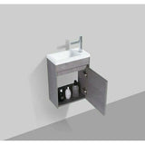 ENZO 400mm - SINGLE DOOR & BASIN - Decor Handles