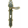 "Harp" - Antique door handles on back plate - Decor Handles