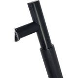 Knurled Pull Handle in Matt Black Finish - Decor Handles - PULL HANDLES