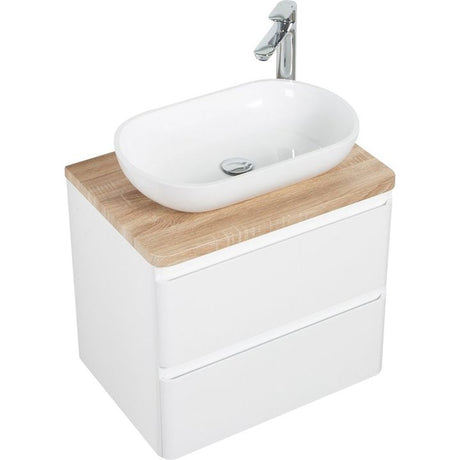 LAZIO 600mm - DOUBLE DRAWER & TOP & BASIN - Decor Handles - Bathroom vanities and storage units