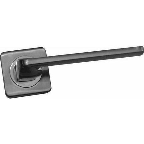 Lever handle on square rose - Decor Handles