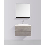 MADRID 800mm - DOUBLE DRAWER & TOP & BASIN - Decor Handles - Bathroom vanities and storage units