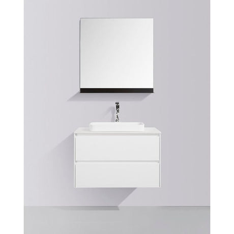 MADRID 800mm - DOUBLE DRAWER & TOP & BASIN - Decor Handles - Bathroom vanities and storage units