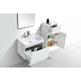 Milan 600 Single Drawer & Basin - Decor Handles