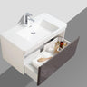 Milan 900 Vanity Single Drawer - Decor Handles