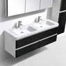 Milan Vanity 1500 4 drawers and double basin - Decor Handles