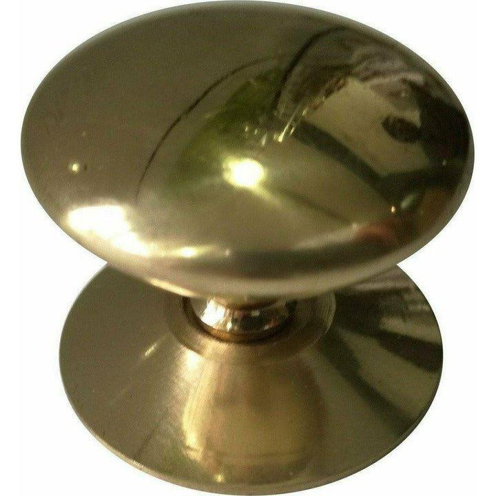 Mushroom knob solid brass - Decor Handles