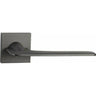 Slim lever handle on square rose - Decor Handles