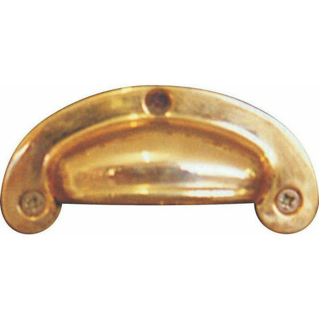 Solid Brass Classic Butter Cup Handles - Decor Handles