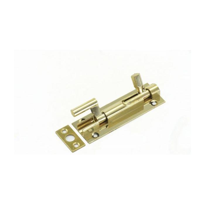 Solid Brass Necked Barrel Bolts - Decor Handles - cupboard lock